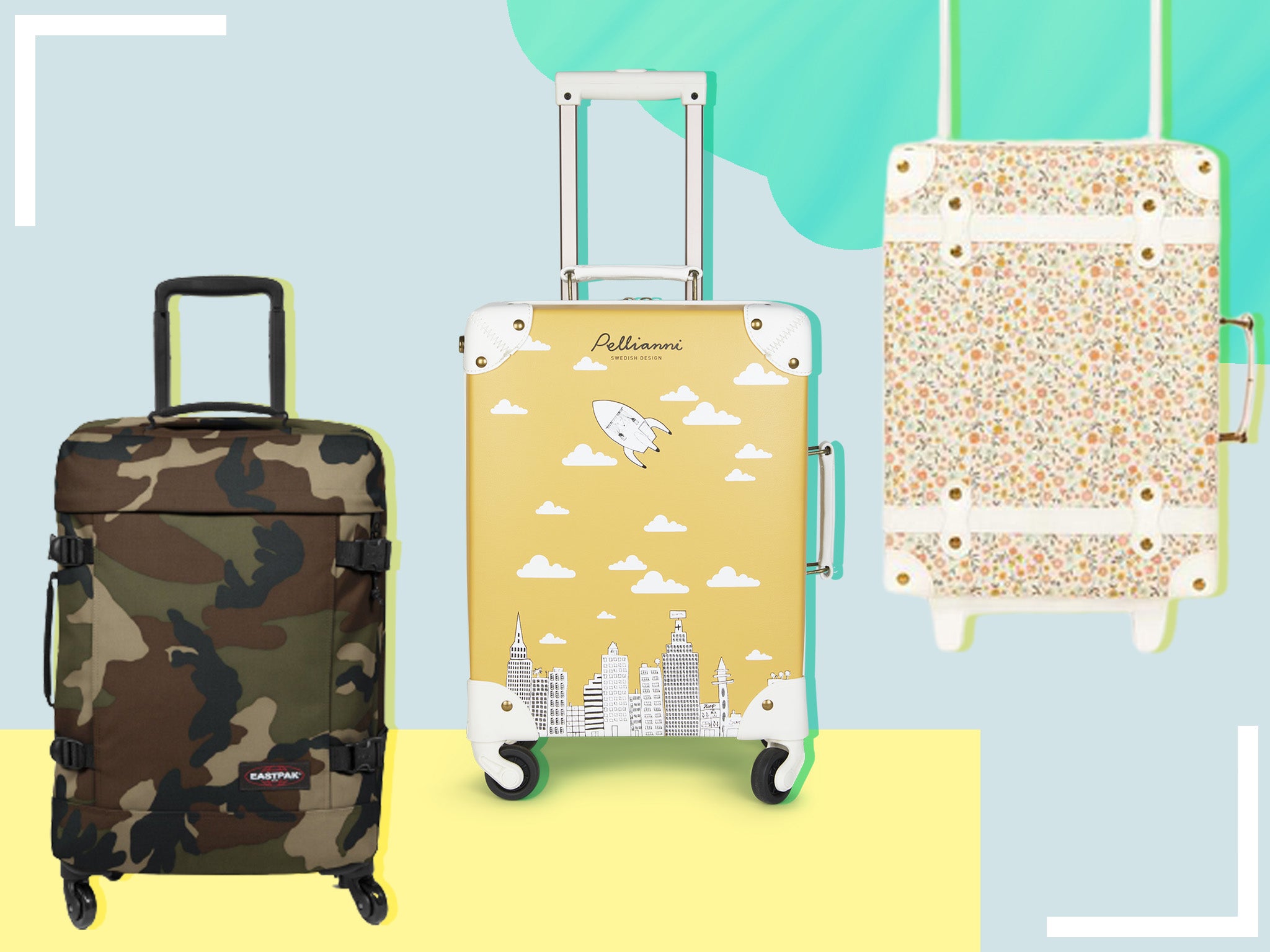 Cute Panda In Fantasy Love Travel Suitcase Protector Zipper Suitcase Cover Elastic 
